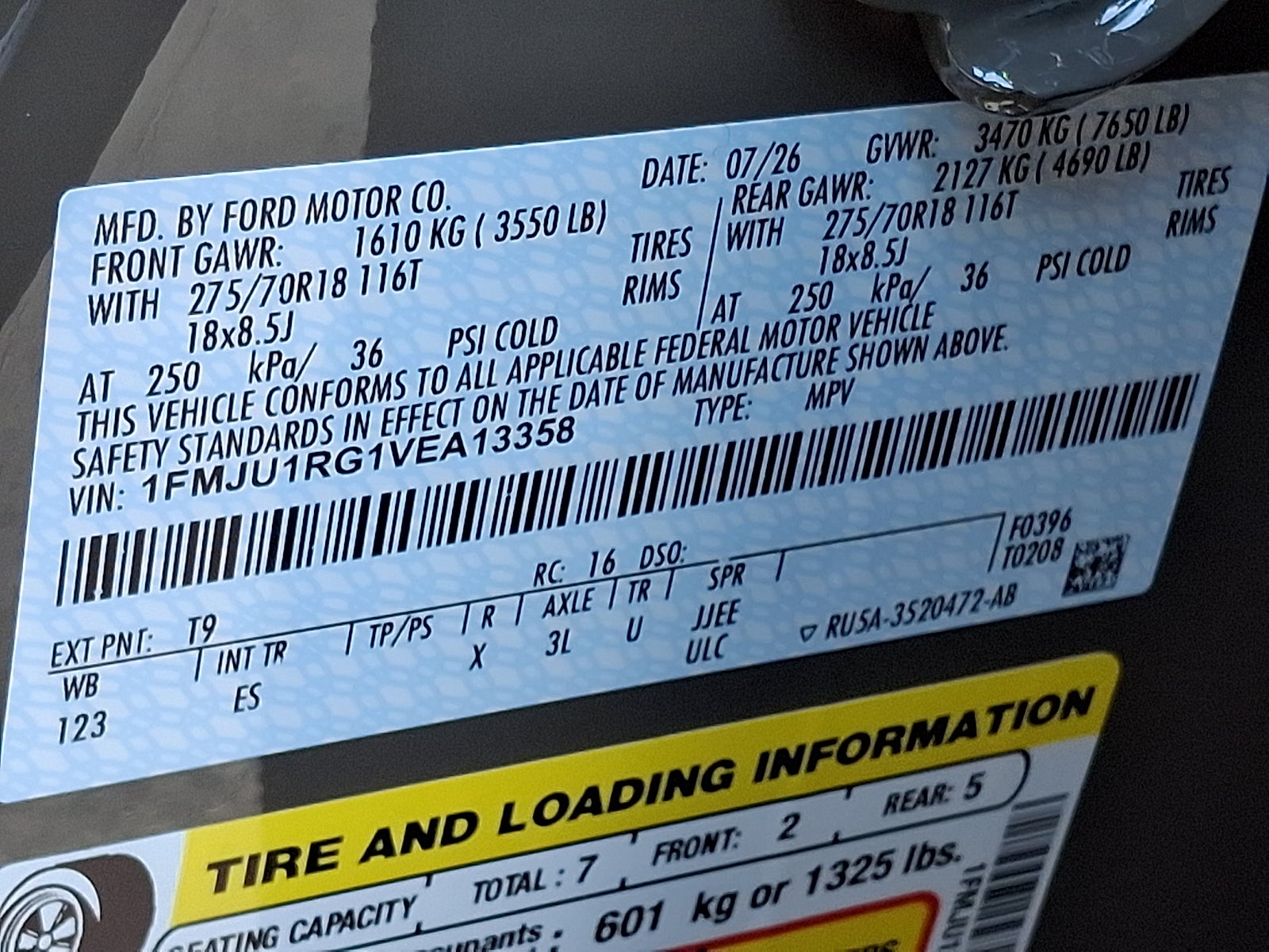 2027 Ford Expedition Tremor