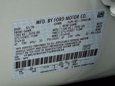 2026 Ford Explorer Platinum