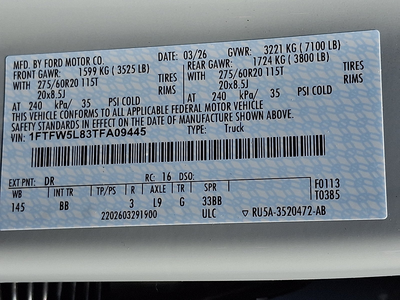 2026 Ford F-150 Lariat