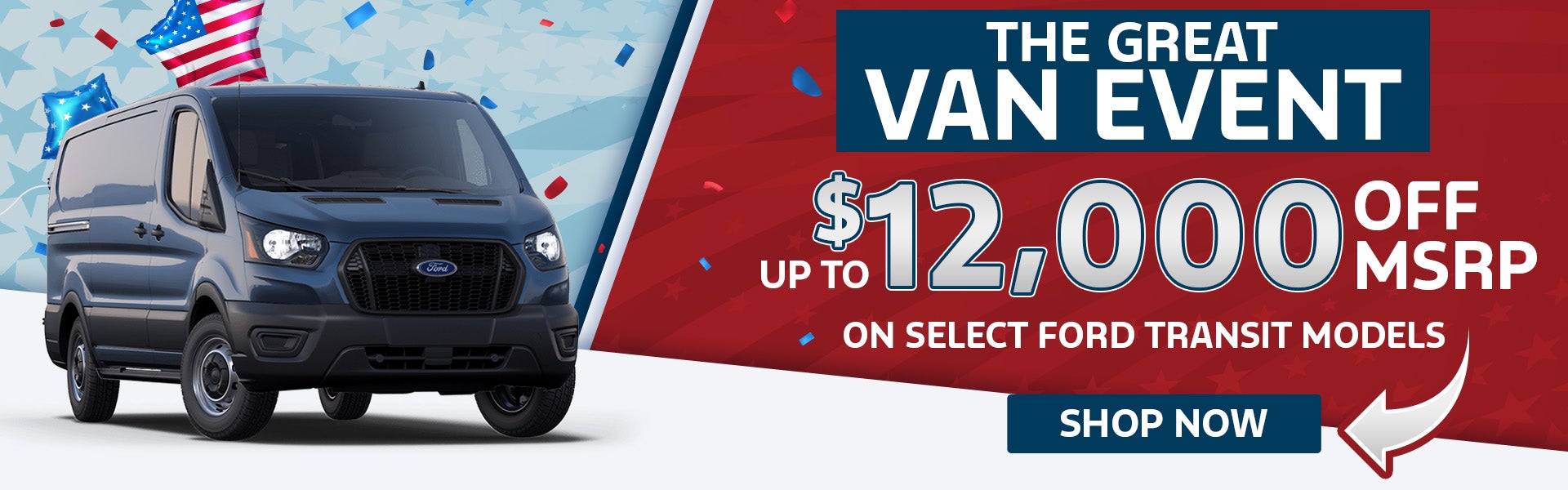 Select Ford Transit Models
